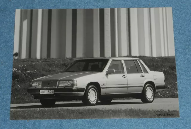 1980s Car Press Photo Volvo 760 GLE Sedan