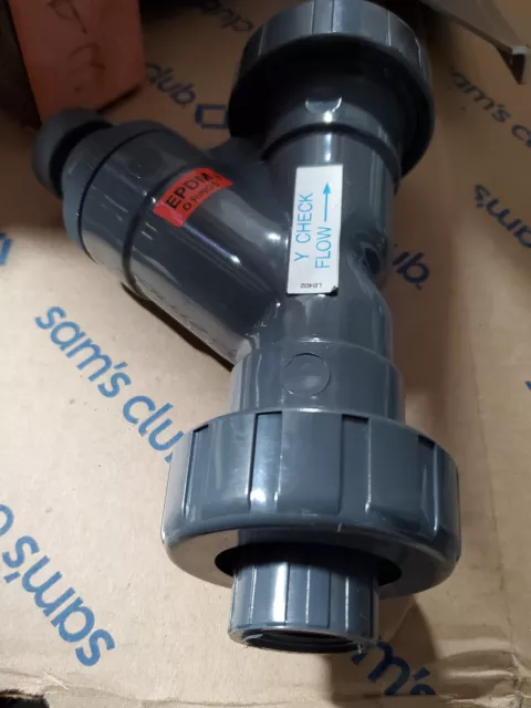 UNUSED Spring Loaded Y Check Valve 1" LB402 EPDM O-RINGS GENUINE!!!