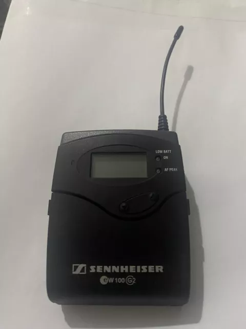 Sennheiser SK100 (EW100) G2  Bodypack Transmitter  830-866 MHz with lapel mic
