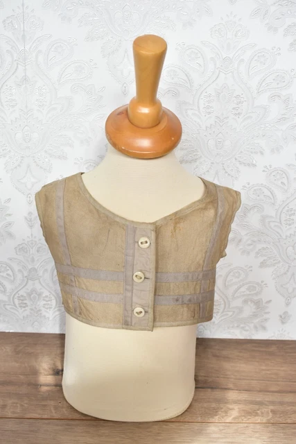 Corsetto corpetto bambino fasce soggiorno antiche edoardiane originale bambino bambino
