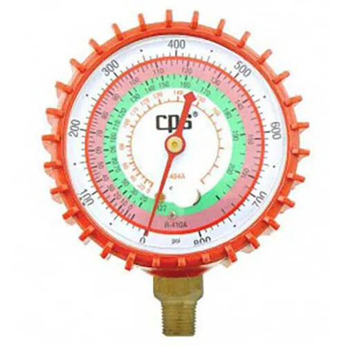 CPS Products RGHHB High-Pressure Gauge,Boot,R-22/R-404A/R-410A,2.5 in