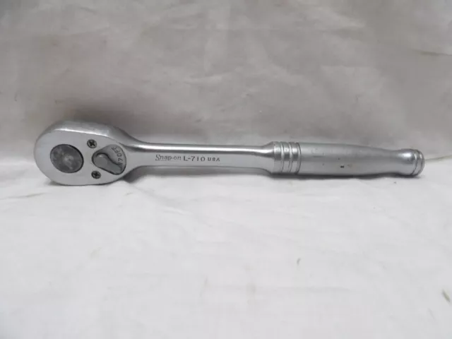 Snap-on 1/2" Drive Ratchet L-710 USA with Oil Port