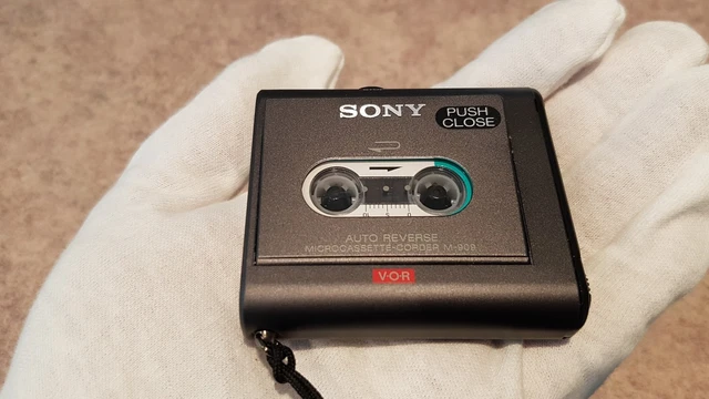 SONY M-909 MICRO Cassette Recorder Rare $160.00 - PicClick CA