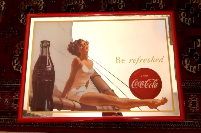 Coca Cola Quadro A Specchio. Be Refreshed Coca Cola Quadro A Specchio. Be Refreshed