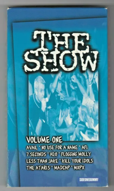 The SHOW #1 Vidéo VHS K7/Tape 2001 USA Punk/Hardcore/Live/Interviews/H2O/AFI