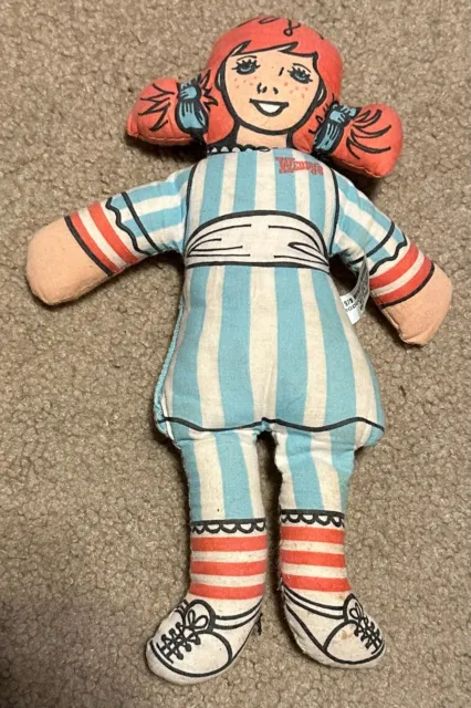 Wendy's Inc. Pillow Doll 1979 Fast Food Toy Wendy Sherman Plush