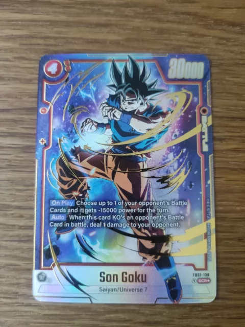 Dragon Ball Super Card Game Fusion World SCR Son Goku FB01-139