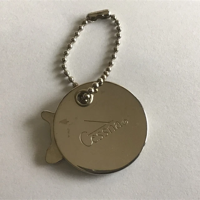 Vintage Cessna Airplane Manufacturer Tool Advertising Keychain