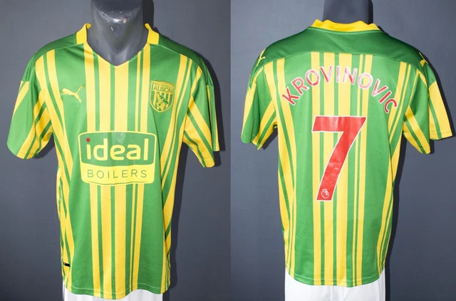 West Bromwich Albion Krovinovic Trikot 2020/2021 Auswärts Fußball Herren Gr. M
