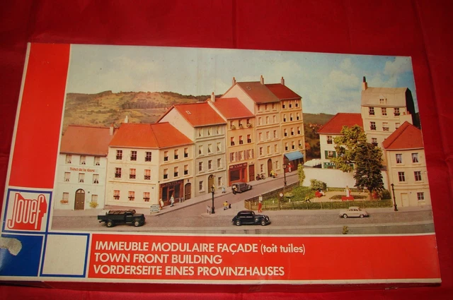 JOUEF HO MAQUETTE IMMEUBLE MODULAIRE 1054 TRAIN ELECTRIQUE BOITE