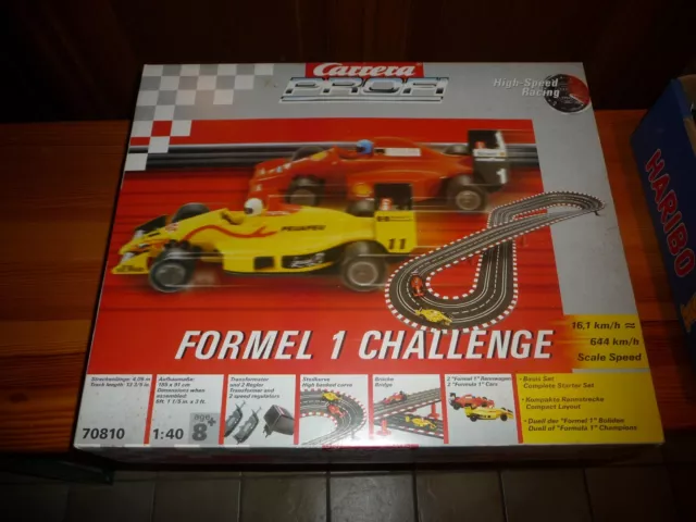 Carrera Profi  Formel 1 Challenge, 1x aufgebaut, neuw Zustand