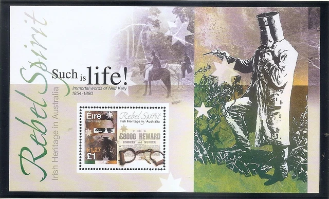 IRELAND EIRE Irish Heritage in Australia S/S  2001 MNH Scott 1309