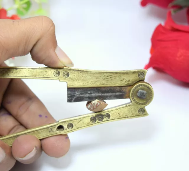 Unique Designed Indian Brass Betel Nut Cracker Decorative Multi Tool. i12-163