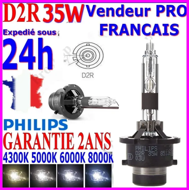 AMPOULE PHILIPS GERMANY D2R 35W 85126 + 03V DOT au XENON P32d-3 LAMPE E1 en 12V