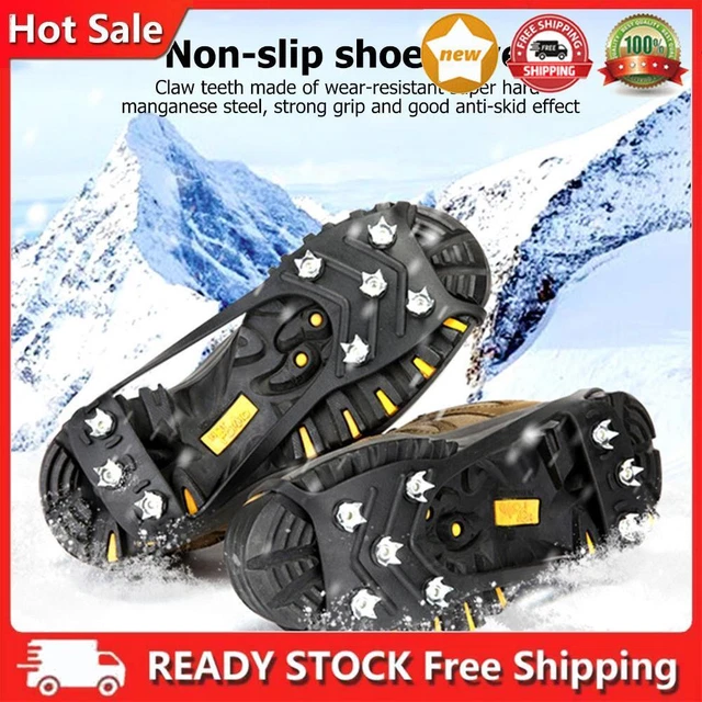 Trendyest shoe spikes, crampons for mountain shoes, ice clamps crampons with 8Z