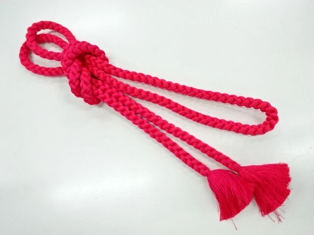 6141719: Japanese Kimono / Vintage Hand-Tied Obijime Cord