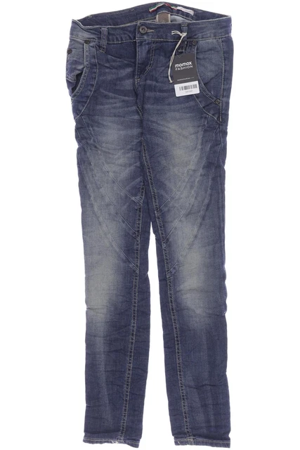 PLEASE jeans pantaloni da donna denim taglia EU 28 (XXS) elastan, cotone blu #1d723cf