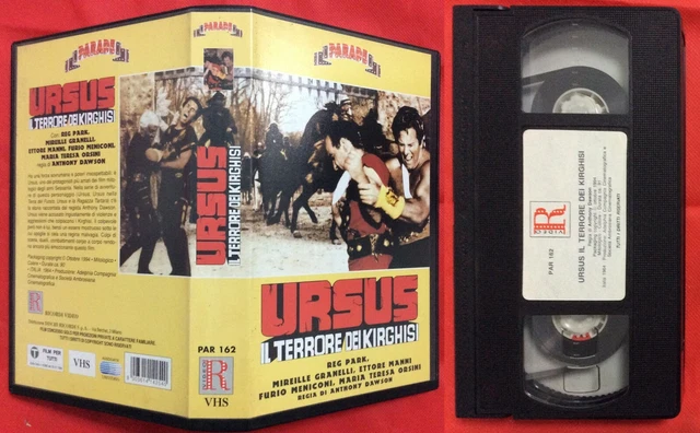 VHS FILM - Ursus Il Terrore Dei Kirghisi Con Reg Park Mireille Granelli