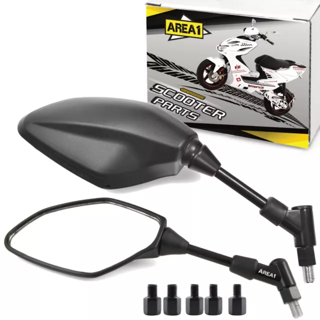 Rückspiegel Spiegel Set E-geprüft Piaggio Vespa GTS 125 300 Super X10-500 (V03)