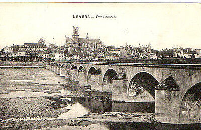 CPA 58 nevers vue generale