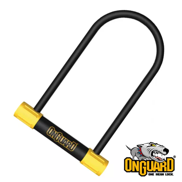 Magnum Onguard Bulldog LS Shackle D U Lock Bike Anti Cycle Theft LK8009