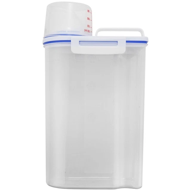 Distributeur Riz 6 Compartiments Rotatif Transparent PP - Boîte Stockage Céréales Pour Cuisine