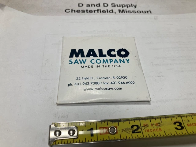 Malco SS214102586, Slitting Saw Blade, 2-1/4" x .102" x 5/8", 60 Teeth, HSS, USA