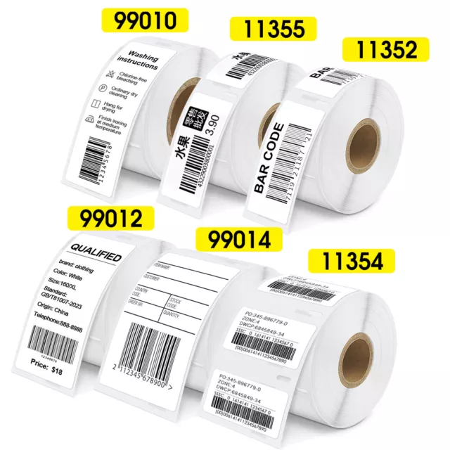 Labels for Dymo Seiko 99012 99010 99014 11352 for LabelWriter 450/450 Turbo 4XL