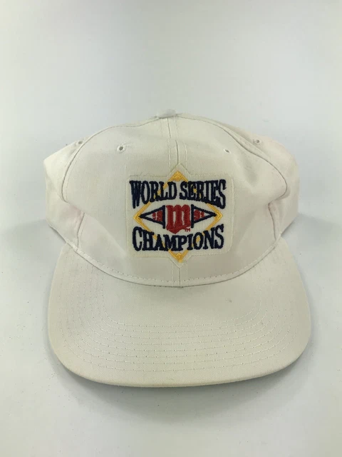 Vintage Minnesota Twins MLB 1991 World Series Champs Snapback Hat New Era C9