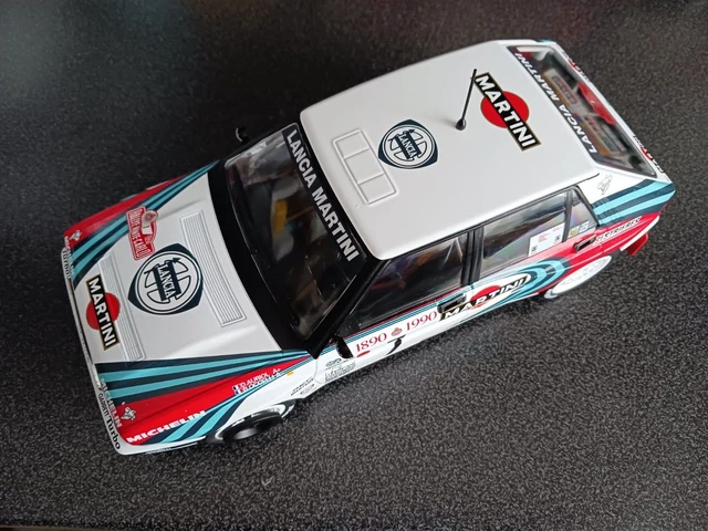 Die cast 1/43 Modellino Auto Lancia Delta HF 4WD Rally Monte Carlo 1988 A.Fiorio - Dak Mantova sas