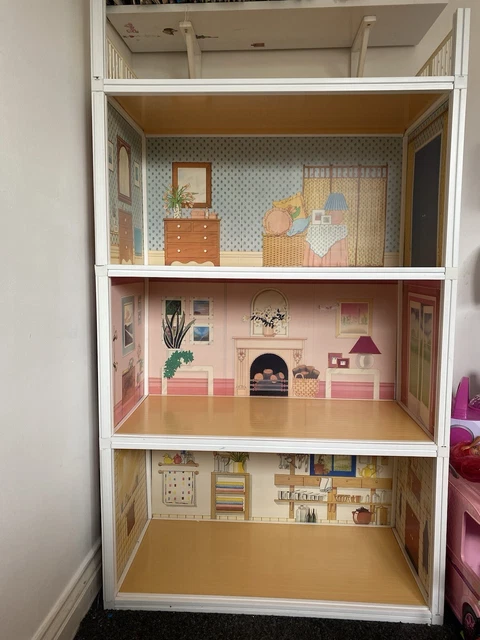 VINTAGE PEDIGREE 1980'S Sindy House 4 Tier Super Home with lift £50.00 ...