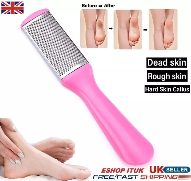 Foot RASP File Callus Remover Hard Rough Dead Skin Scrubber Dual Sided Pedicure