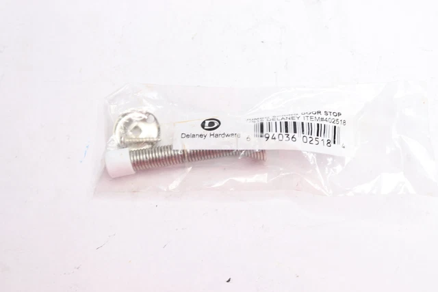 Delaney Jumbo Spring Door Stop Nickel 3" 402518