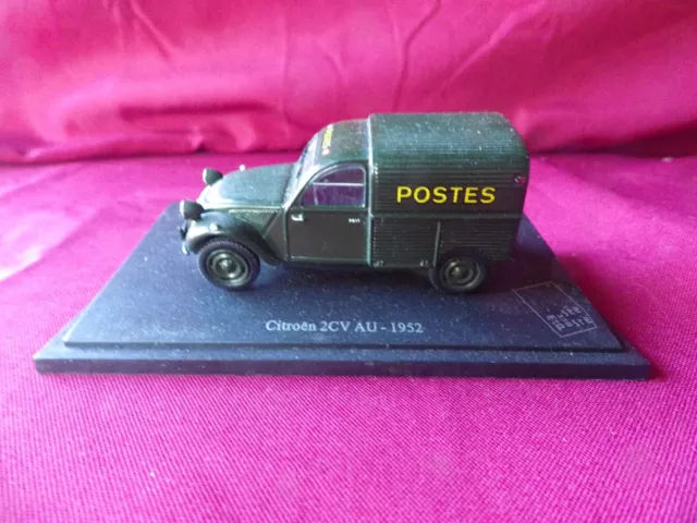 CITROEN 2CV AU 1952  musée de la poste 1/43 ALTAYA