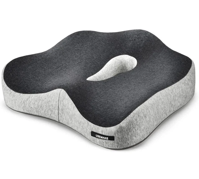 ┥ Cojines de silla ergonómicos cómodos gruesos espuma viscoelástica silla de oficina asiento de coche 🙂