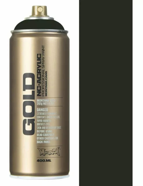 Montana Gold Spray Paint 400ml - Military Green G1180