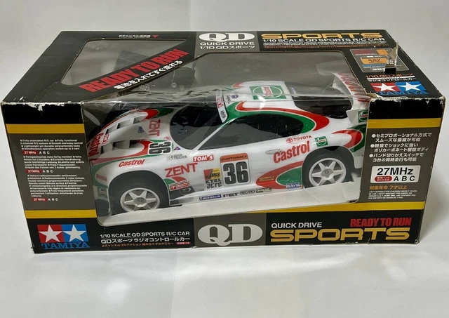 Tamiya 43003 - Roues Et Pneus Slicks QD Avant/arrière - 1/14 - Modèle RC Quick Drive