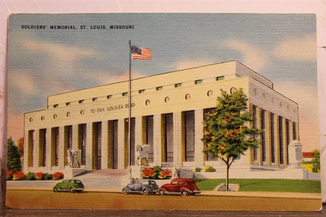 Missouri MO St Louis Soldiers Memorial Postcard Old Vintage Card View Standard