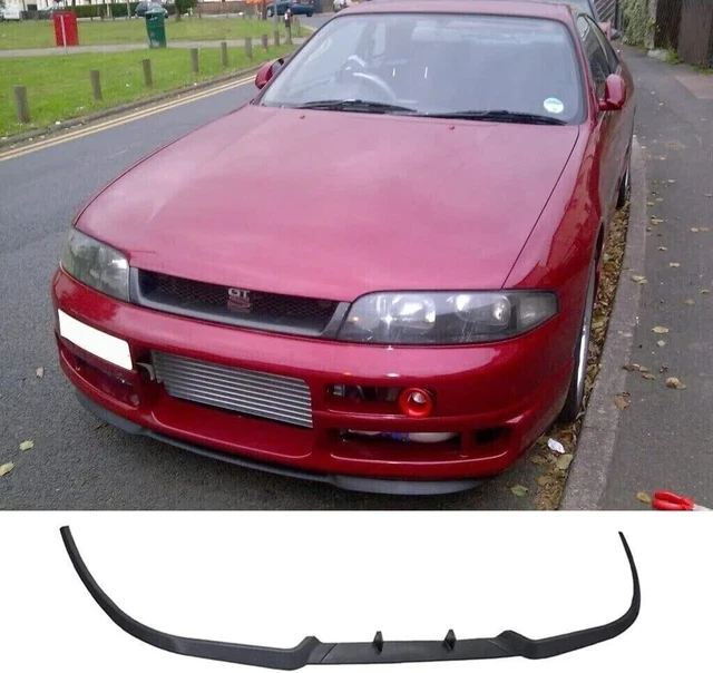 For Nissan Skyline R32 R33 R34 Cupra R Front Bumper Lip Euro Spoiler 3 Pcs Lip For Nissan Skyline R32 R33 R34 Cupra R Front Bumper Lip Euro Spoiler 3 Pcs Lip
