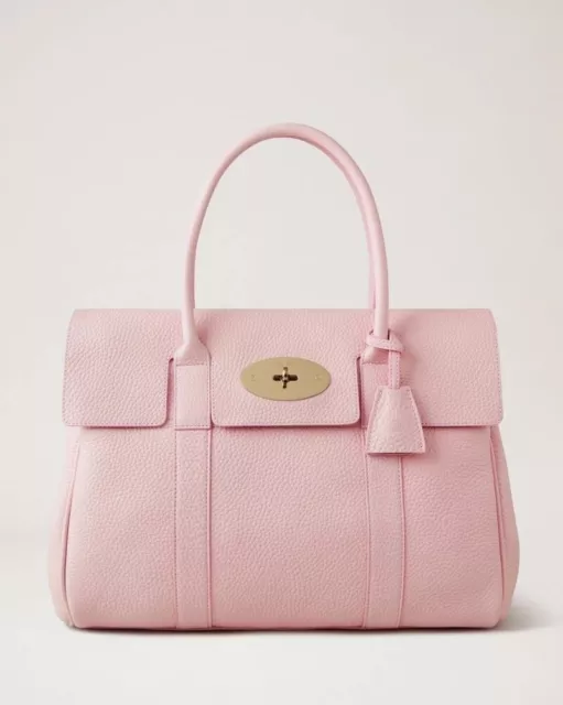 Mulberry 'Bayswater' Powder Rose Heavy Grain Twin Handle Tote Bag $1650 - BNWT