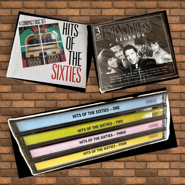 Hits Of the Sixties Box Set 4 CDs/ Sixties Legends 3 CDs New And Sealed