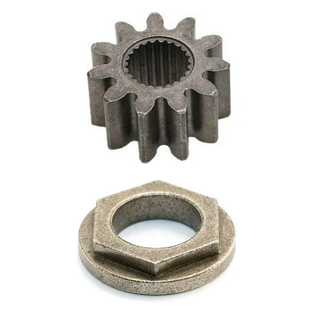 Rodillo de dirección de cortacésped Pinion Gear y manguito para Cub Cadet LT1042 LT1045 LT1046