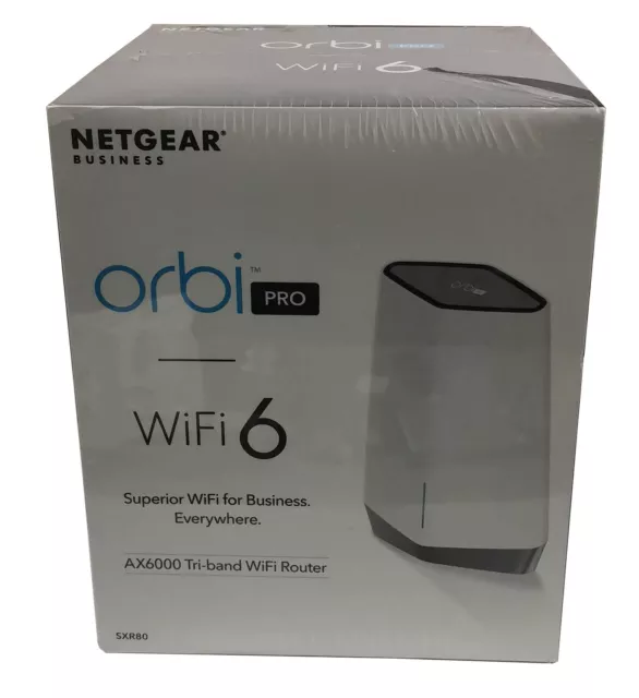 Netgear Orbi Pro SXR80 WiFi 6 TriBand AX6000 WLAN Router