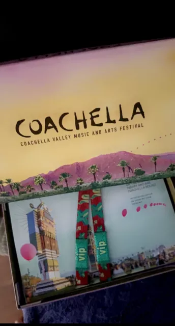 2024 Coachella Weekend 1 (One) April 12-14 VIP Wristband/Ticket