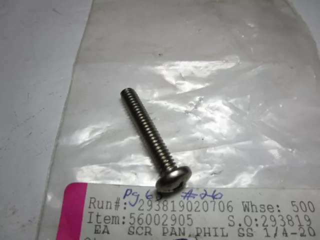 Nilfisk 56002905 Sweeper Stainless Steel Screw for CR 1700D, CR 1700 P