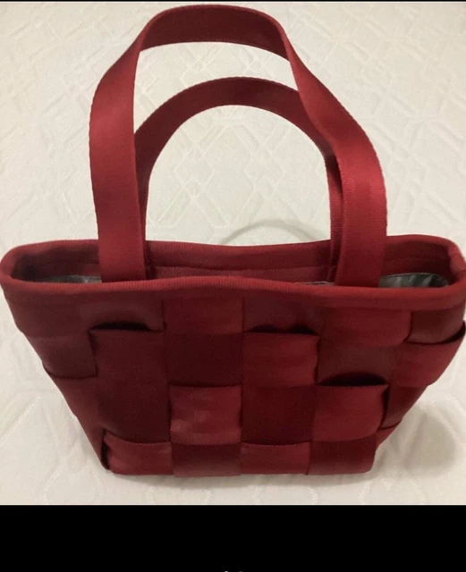 Seatbelt Bag Small Handbag Tote Purse Red