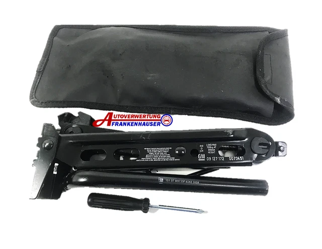 Opel Corsa D Astra G Meriva A Dotazione di Bordo Jack Chiave per Ruote 09127172