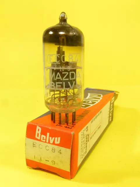 one boxed radio TSF tube vintage ECC84 Belvu NOS & NIB