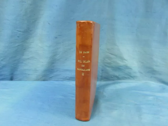 Le Sage : Histoire De Gil Blas De Santillane T2 Seul Edition 1777