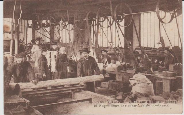 Thiers - CPA 63 THIERS LA GARE ATTELAGE